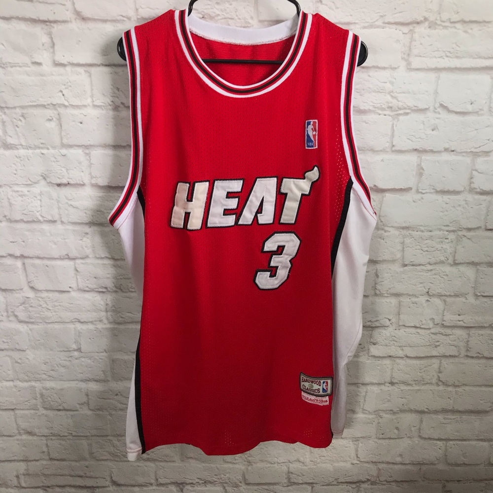 Dwayne Wade Heat Jersey - Hardwood Classics